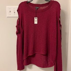 Women’s Express cold shoulder top